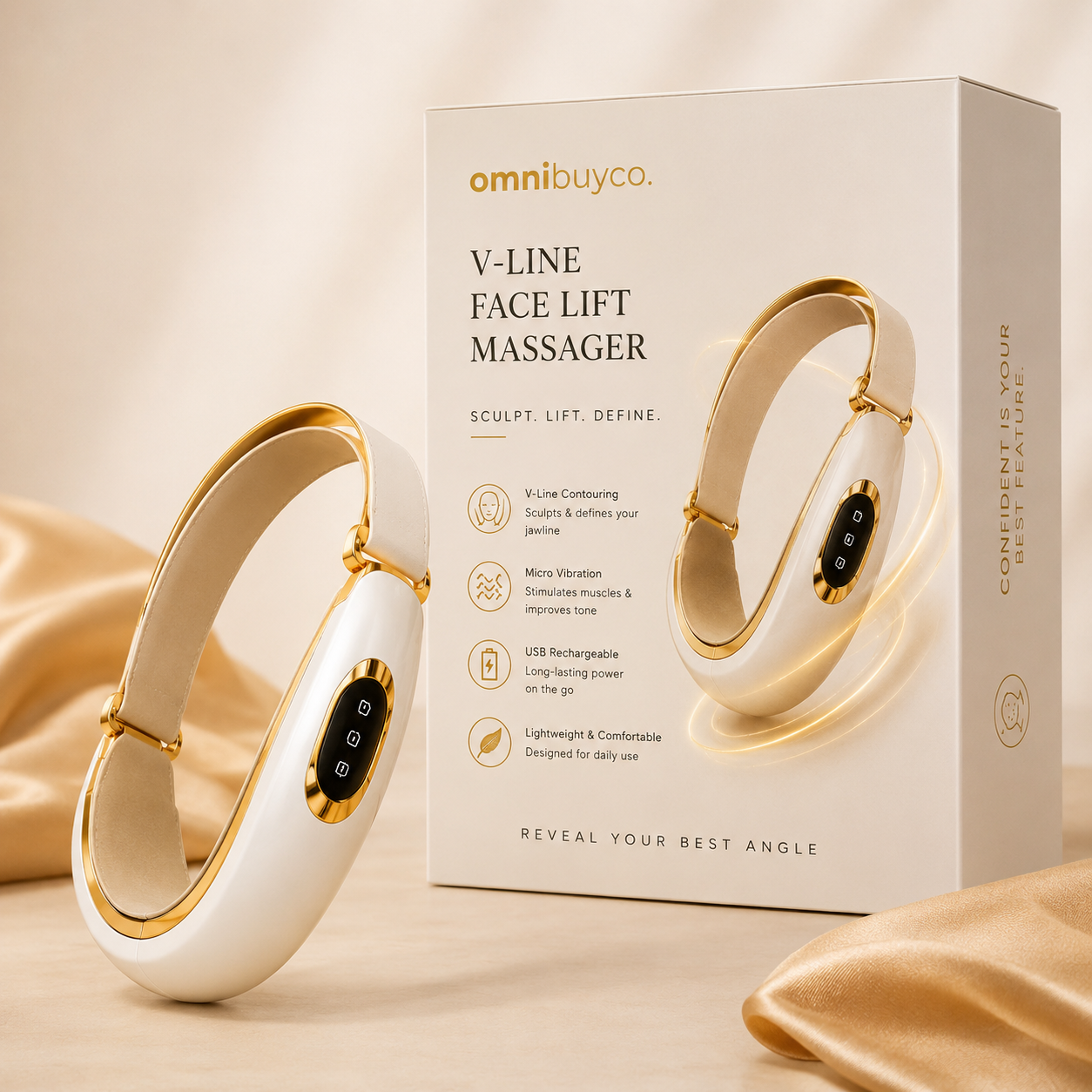 ✨ Sculpt, Lift & Glow with the OmnibuyCo V-Line Face Lift Massager✨