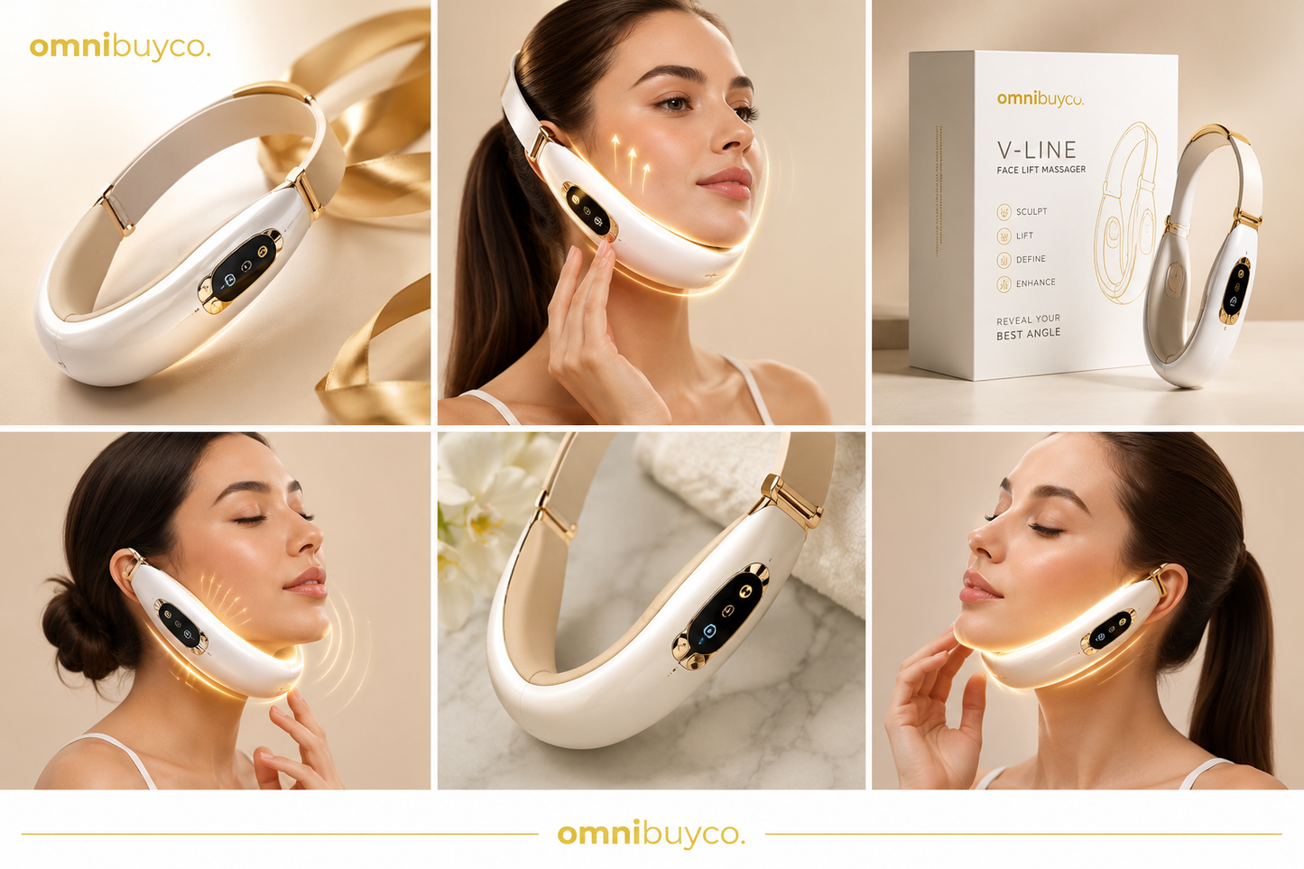 ✨ Sculpt, Lift & Glow with the OmnibuyCo V-Line Face Lift Massager✨