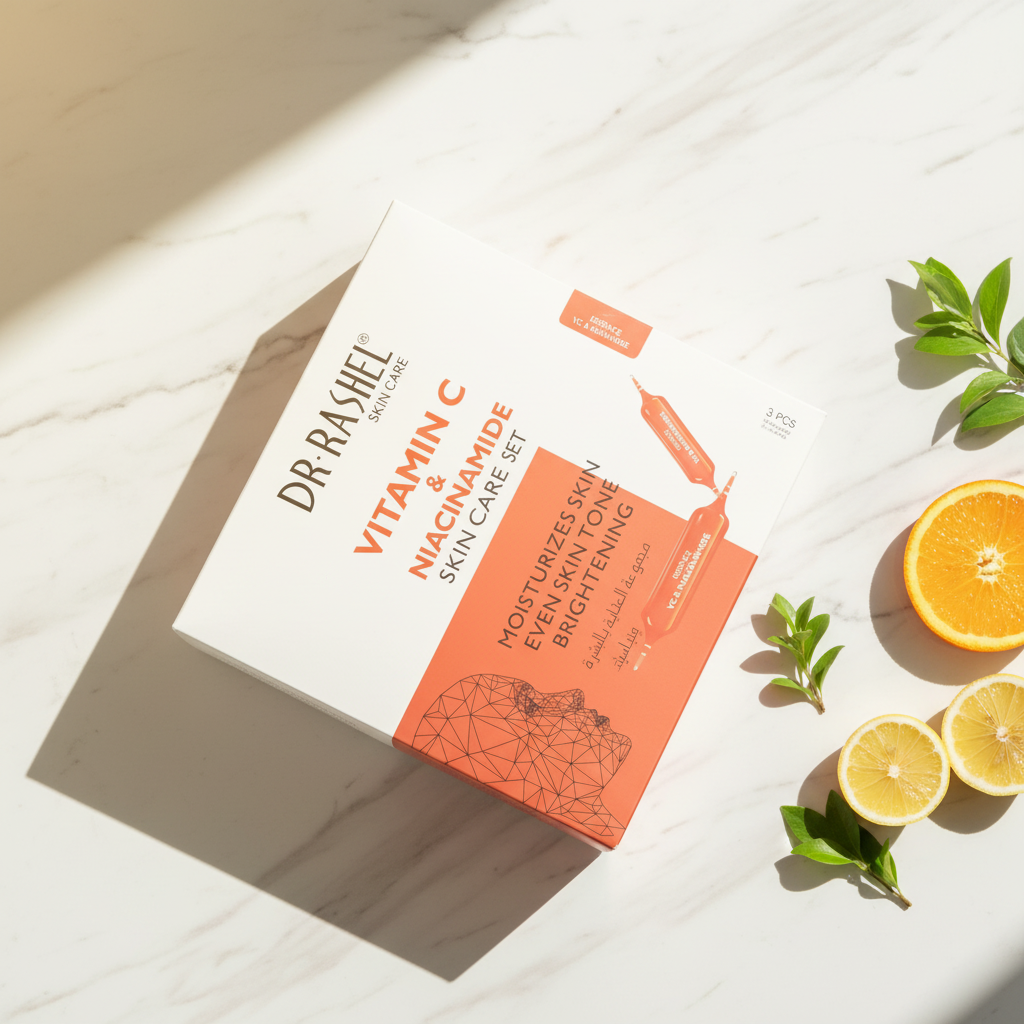 Dr. Rashel Vitamin C & Niacinamide Skincare Set – Brightening & Hydrating Face Care Kit