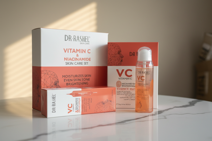 Dr. Rashel Vitamin C & Niacinamide Skincare Set – Brightening & Hydrating Face Care Kit