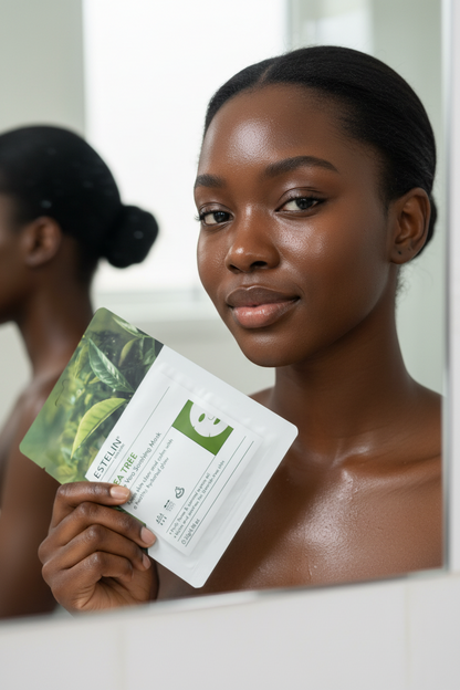 ESTELIN Tea Tree & Aloe Vera Soothing Sheet Mask